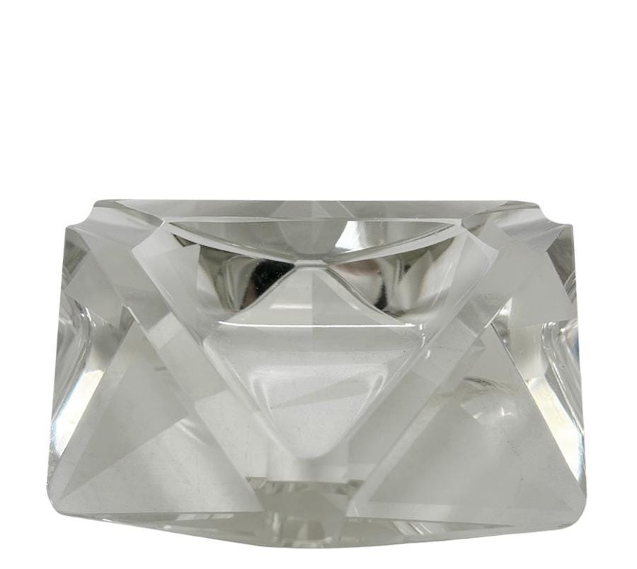 Vintage Crystal Catchall Dish