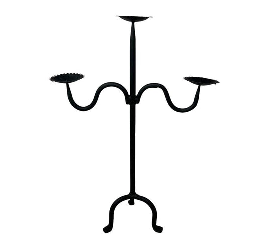 Vintage Tripod Metal Candelabra