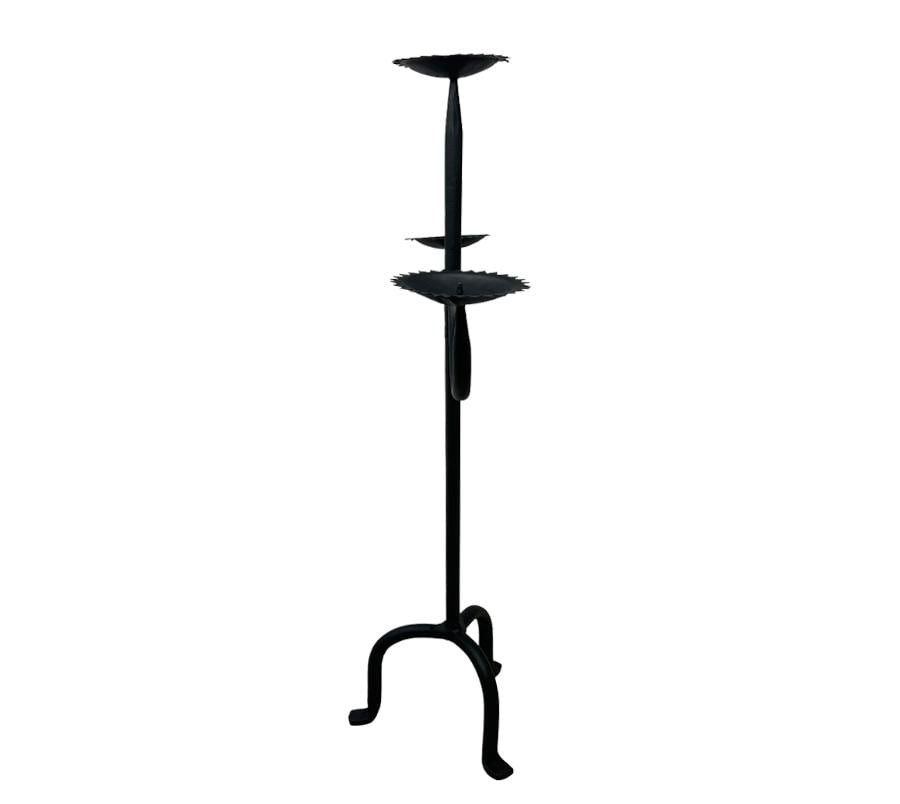 Vintage Tripod Metal Candelabra