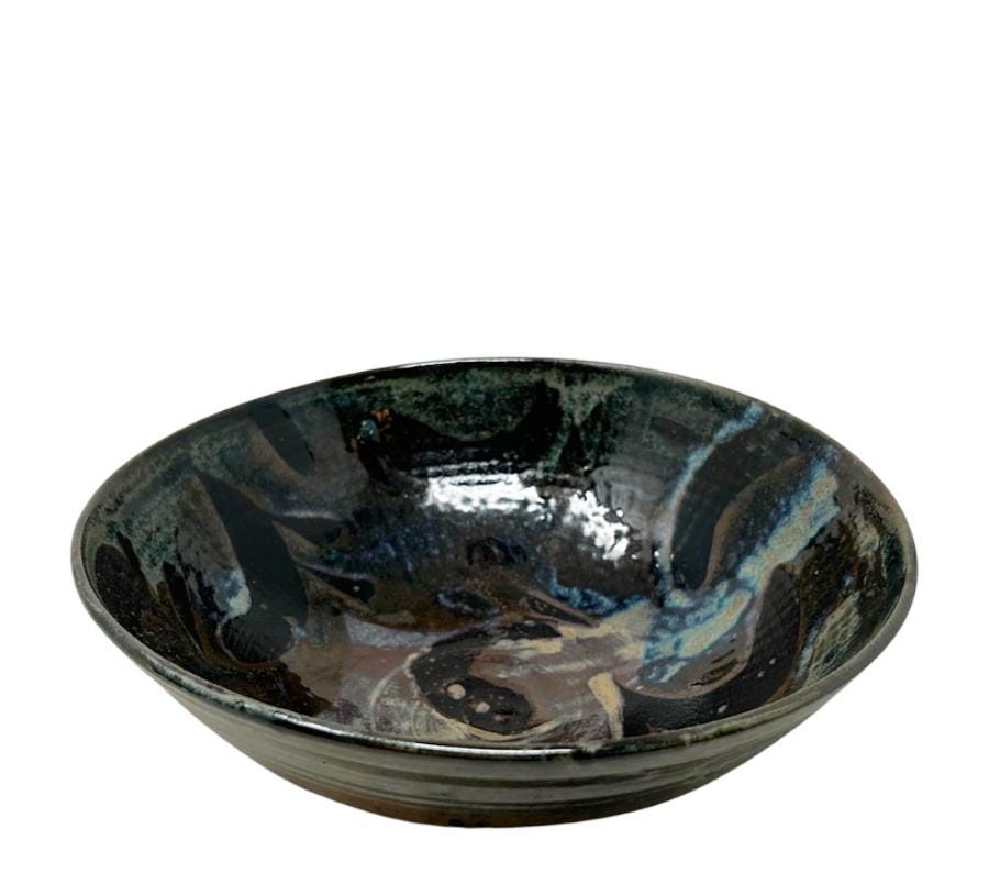 Vintage Glazed Studio Pottery Bowl