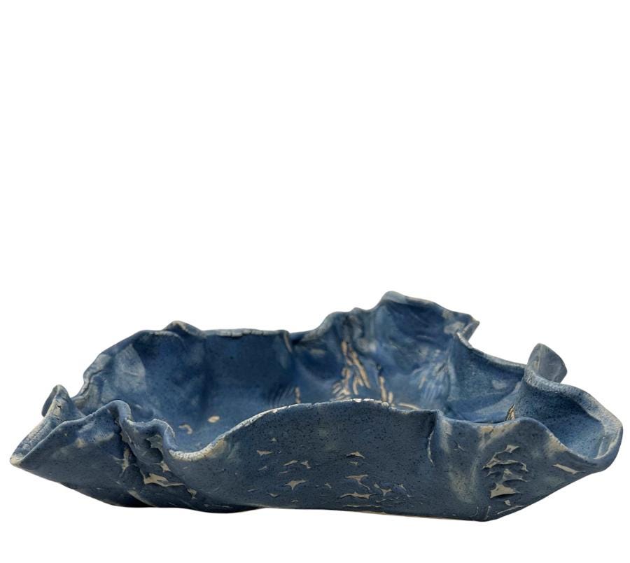 1999 Studio Pottery Ripple Bowl