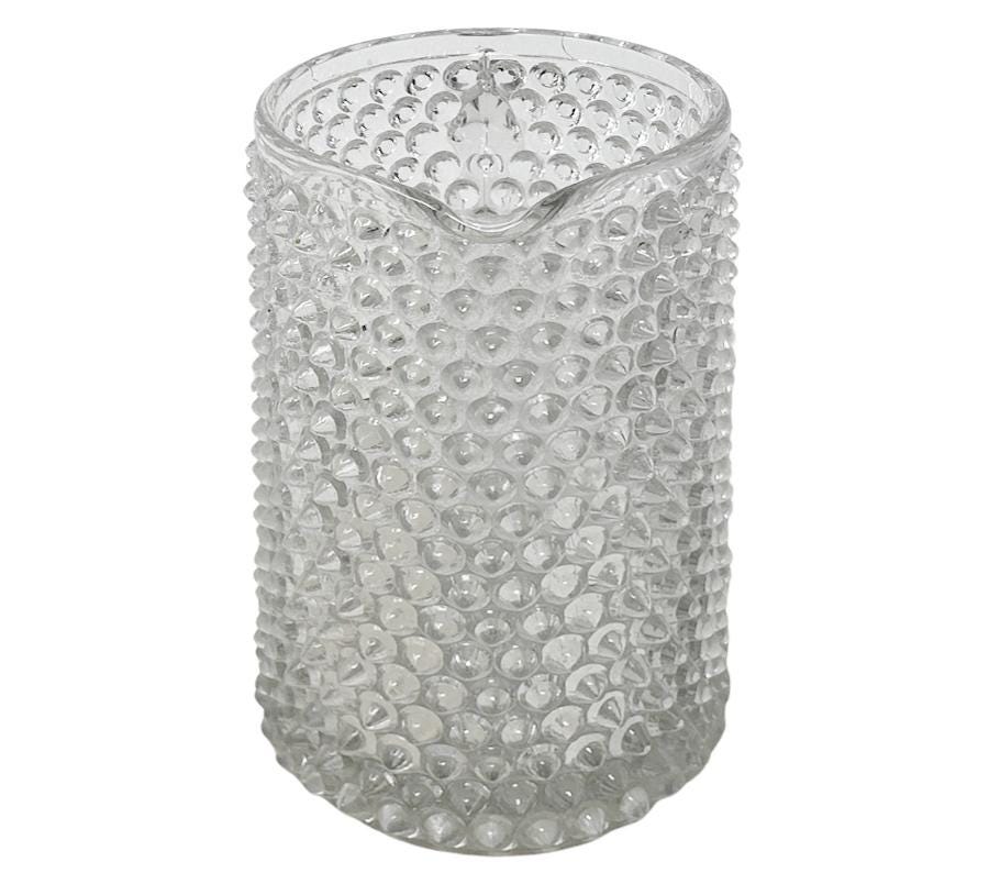 Antique 1880’s Pressed Glass Hobnail Pitcher