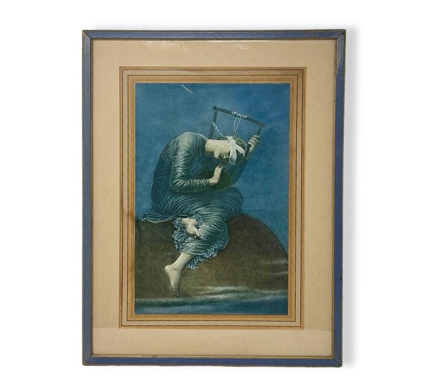Vintage Framed George Frederic Watts Print