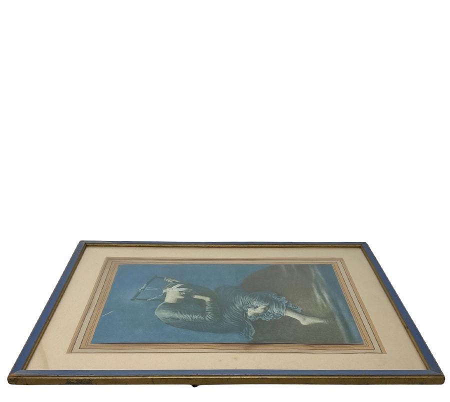 Vintage Framed George Frederic Watts Print