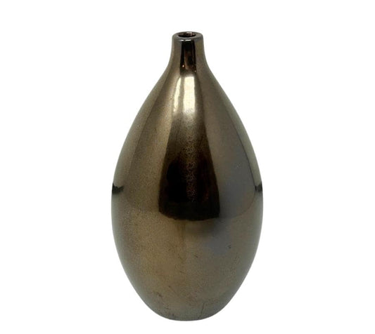 Bronze Glaze Ceramic Bud Vase