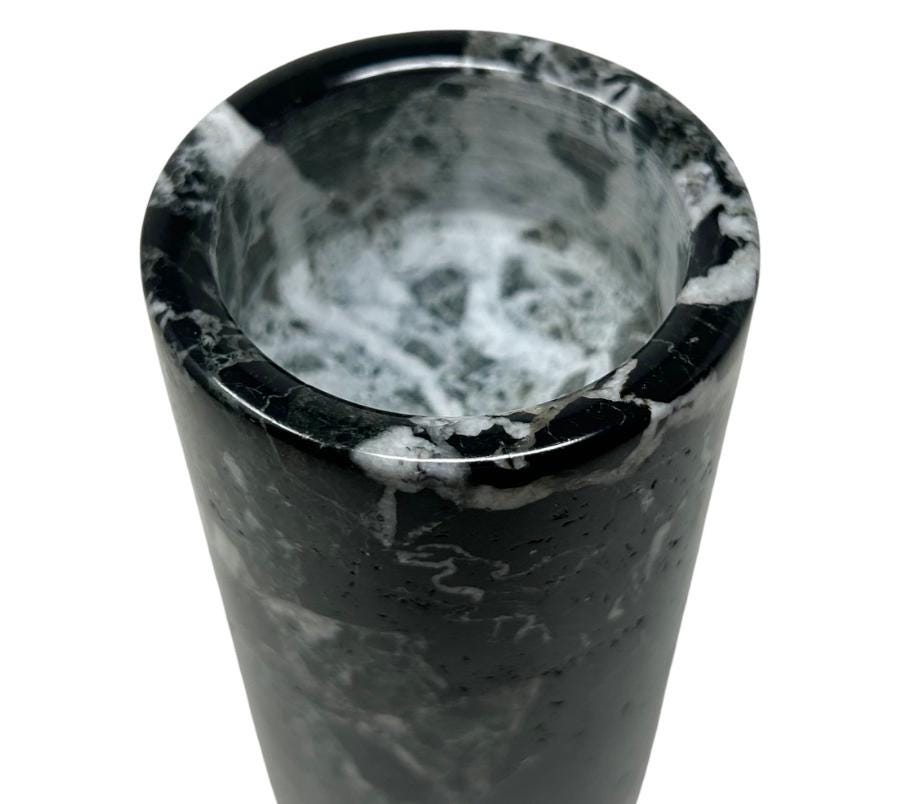 Pair of Vintage Marble Candle Holders