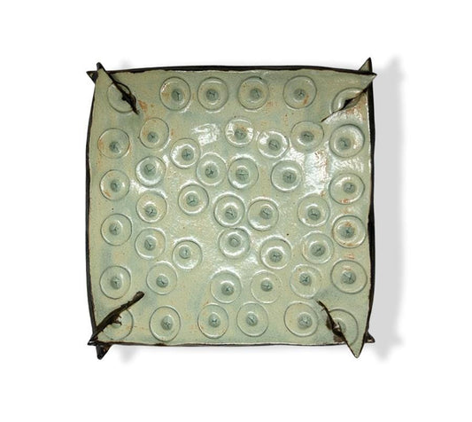 Vintage Studio Pottery Footed Tray