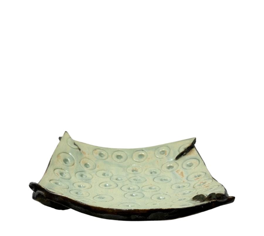 Vintage Studio Pottery Footed Tray