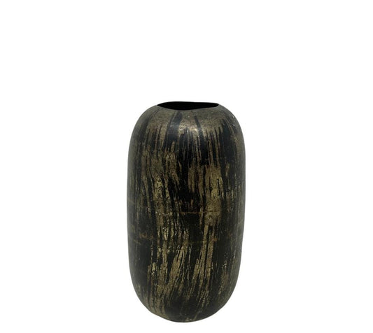 Vintage Distressed Metal Bud Vase