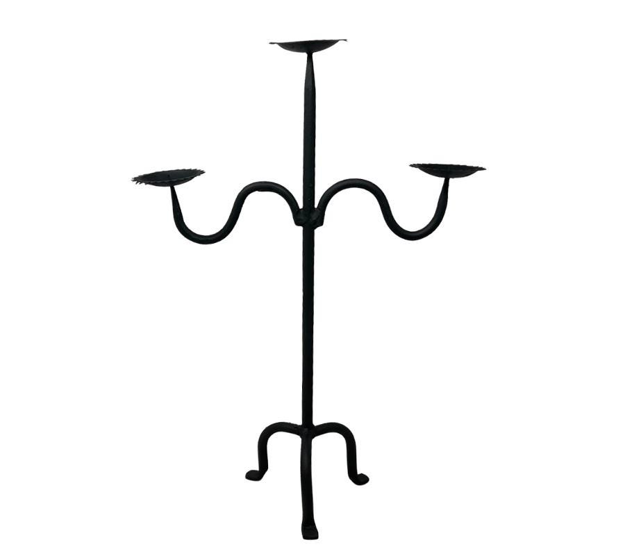 Vintage Tripod Metal Candelabra