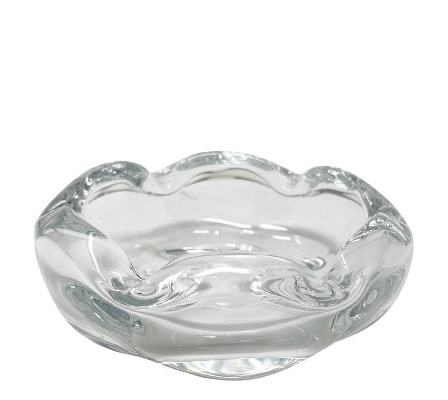 Vintage Crystal Catchall Dish