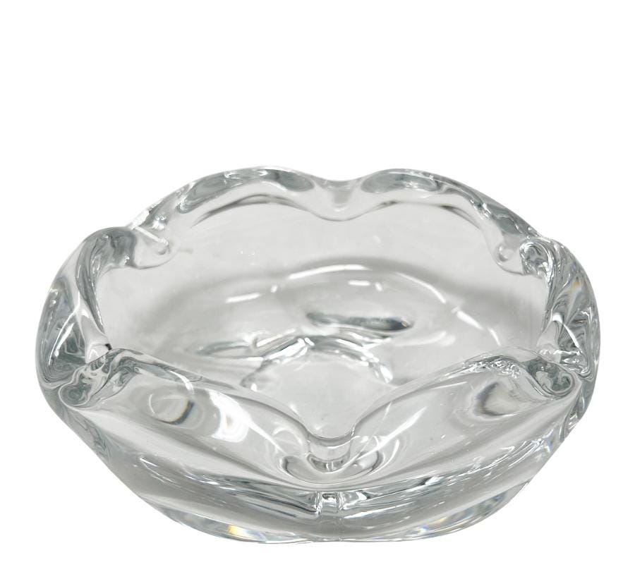 Vintage Crystal Catchall Dish