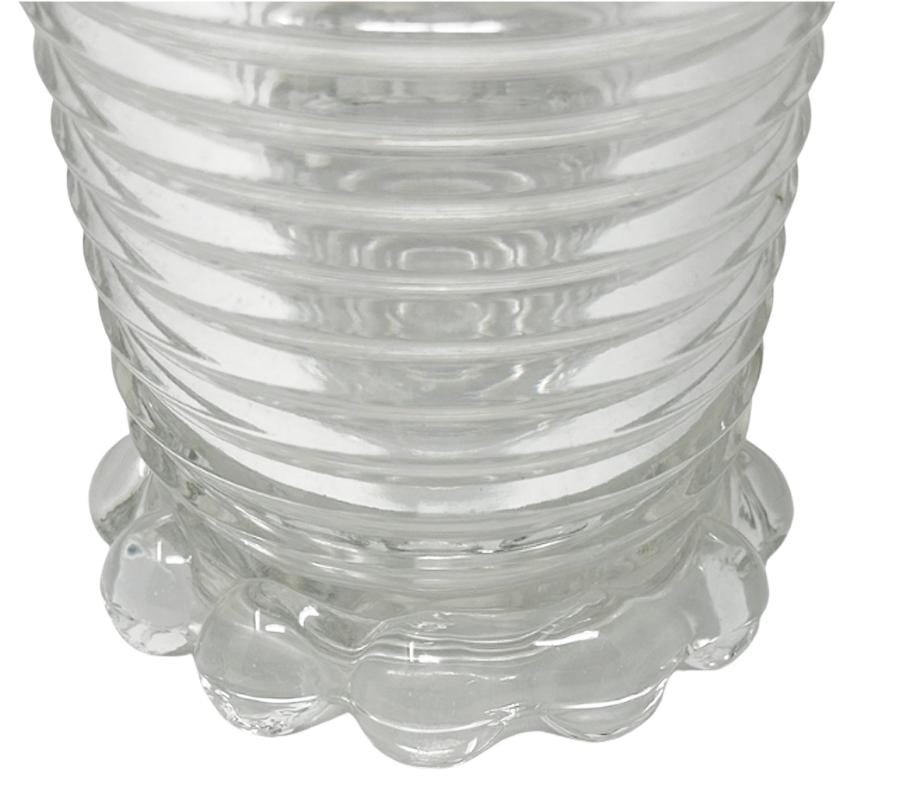 Vintage Anchor Hocking ‘Manhattan’ Glass Vase