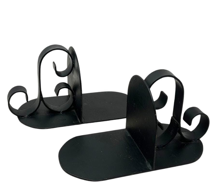 Vintage Spanish Revival Metal Bookends