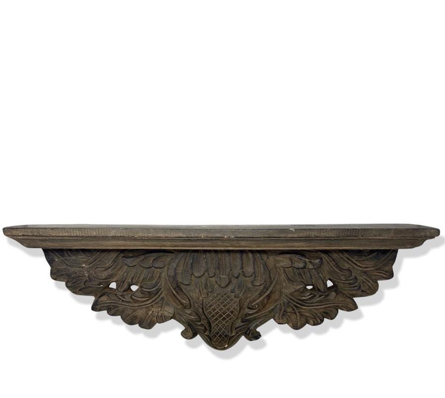 Vintage Wooden Wall Shelf