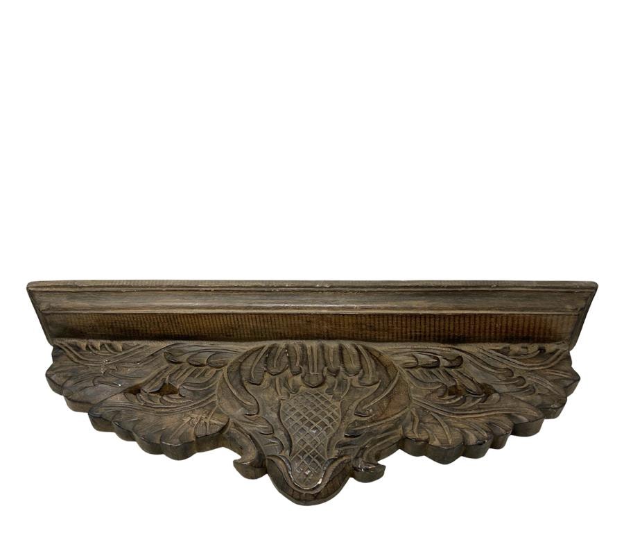Vintage Wooden Wall Shelf
