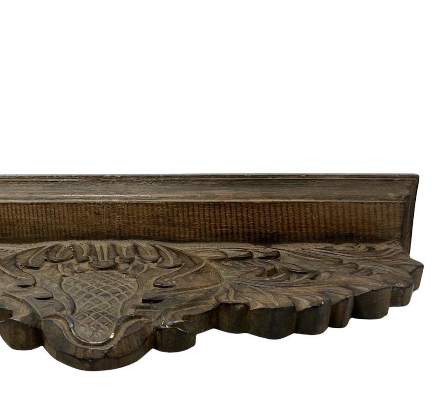 Vintage Wooden Wall Shelf