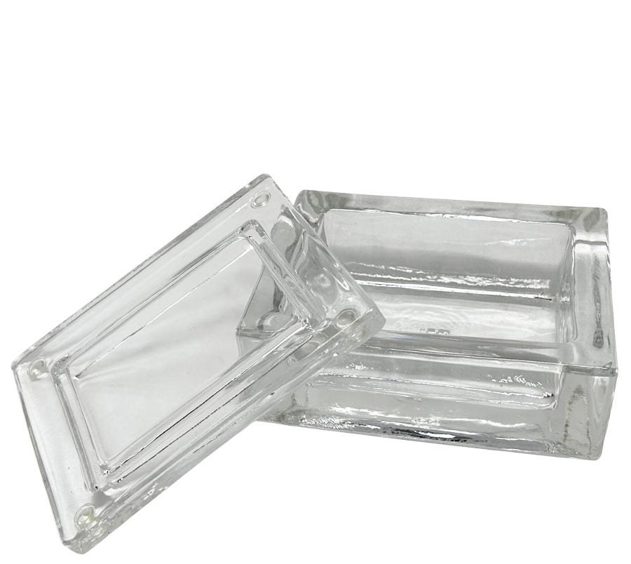 Vintage Umbra Lidded Glass Box