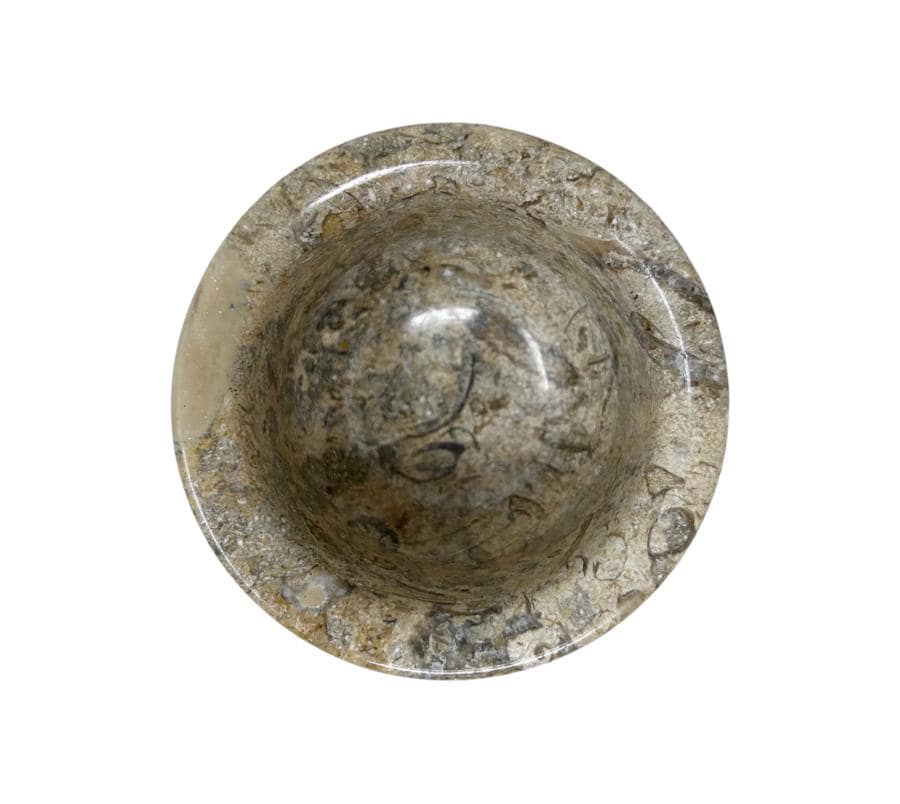 Vintage Fossilized Stone Vessel