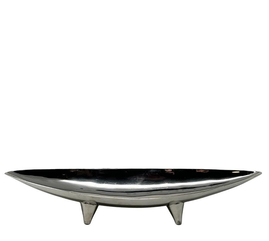 Vintage Footed Metal Bowl