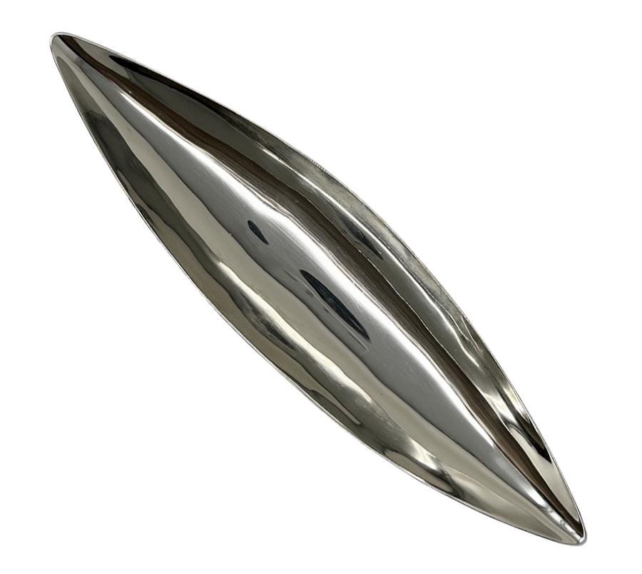 Vintage Footed Metal Bowl
