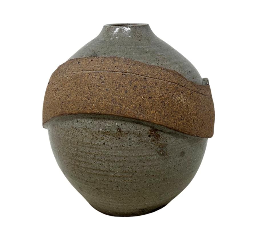 Vintage Stoneware Clay Vessel