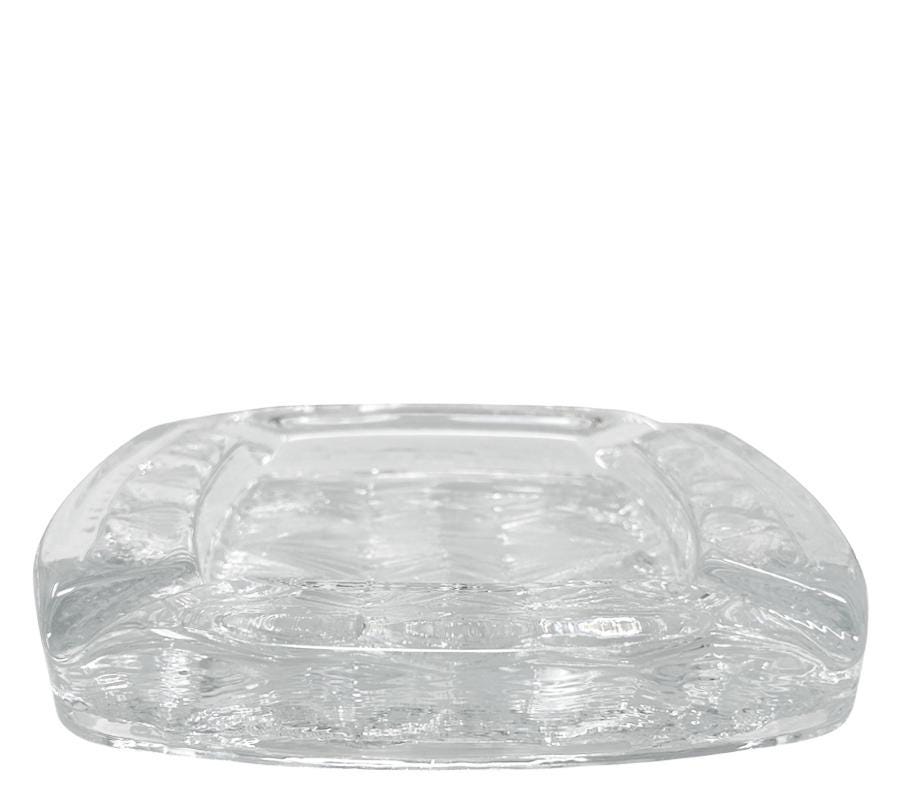 Vintage Art Glass Footed Dish