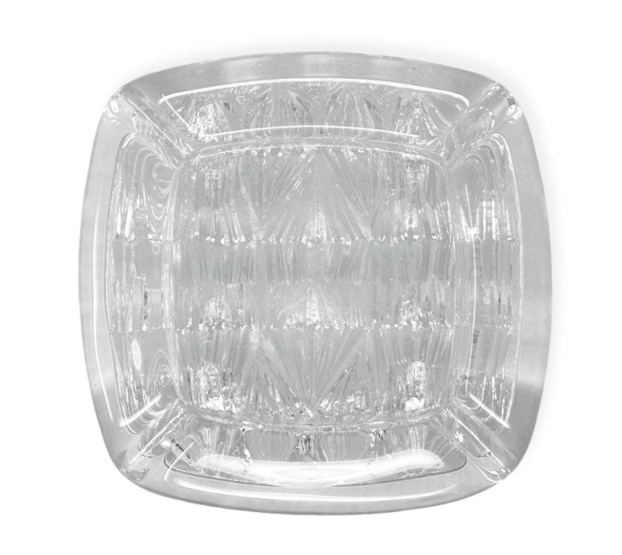 Vintage Art Glass Footed Dish