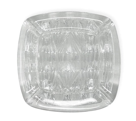 Vintage Art Glass Footed Dish