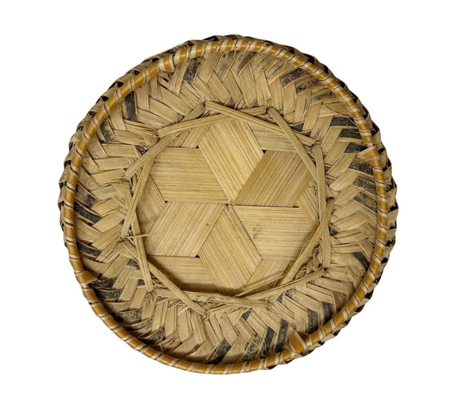 Vintage Woven Lidded Box