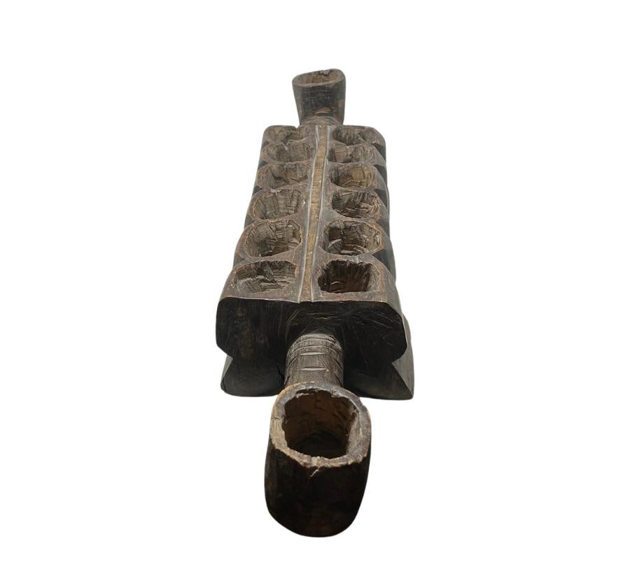 Antique African Carved Wooden Mancala