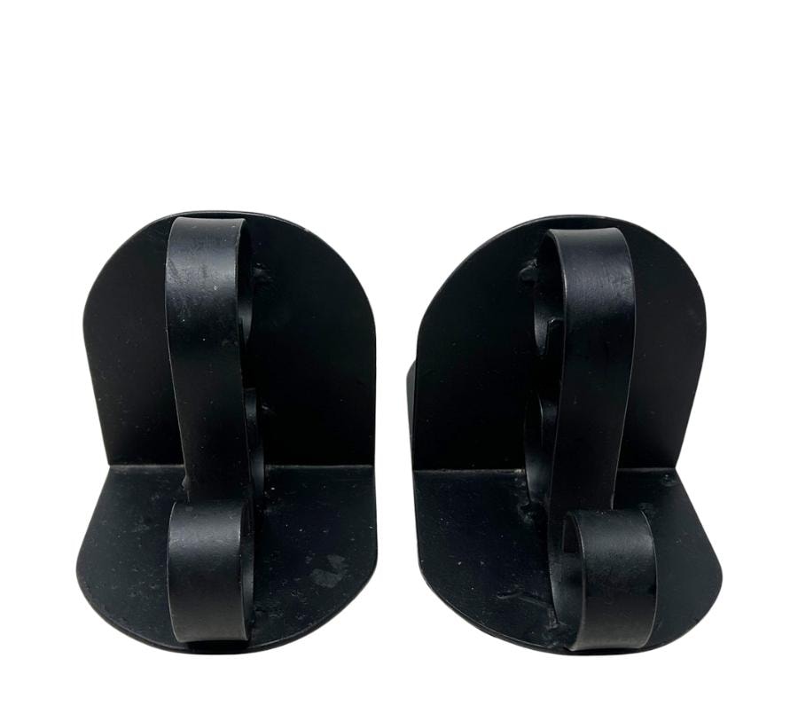 Vintage Spanish Revival Metal Bookends