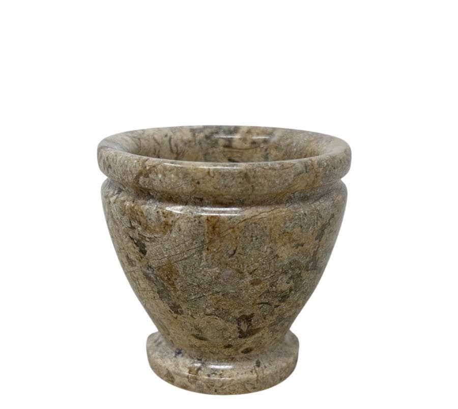 Vintage Fossilized Stone Vessel