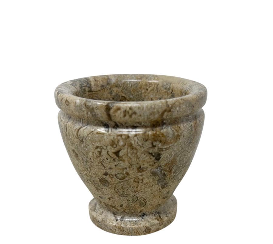 Vintage Fossilized Stone Vessel