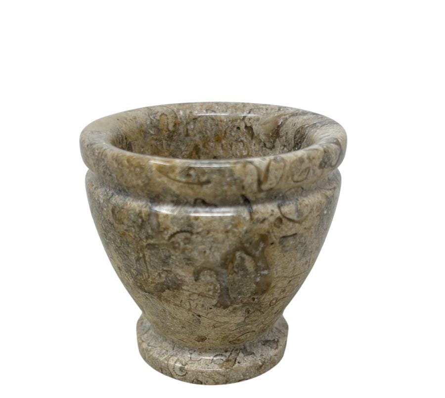 Vintage Fossilized Stone Vessel