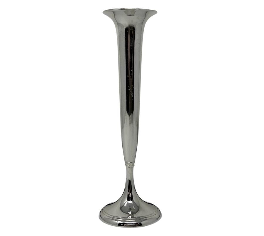 Vintage Silver-Plated Bud Vase