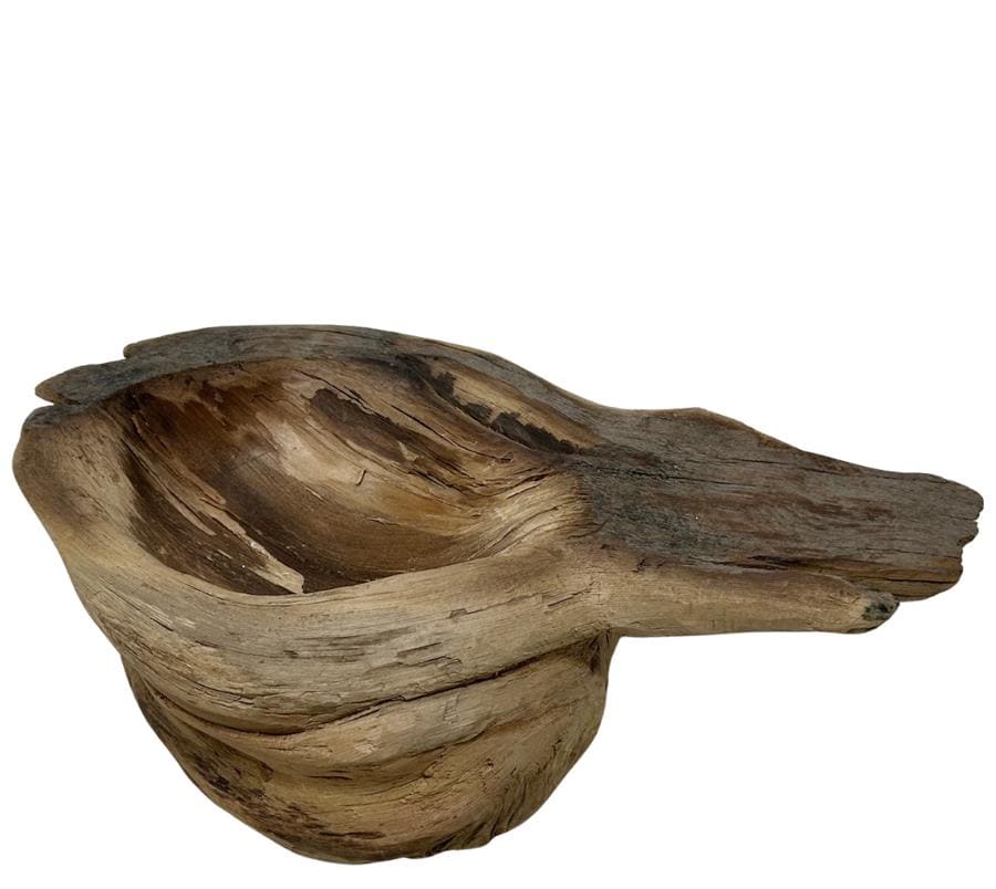 Primitive Wooden Burl Knot Bowl