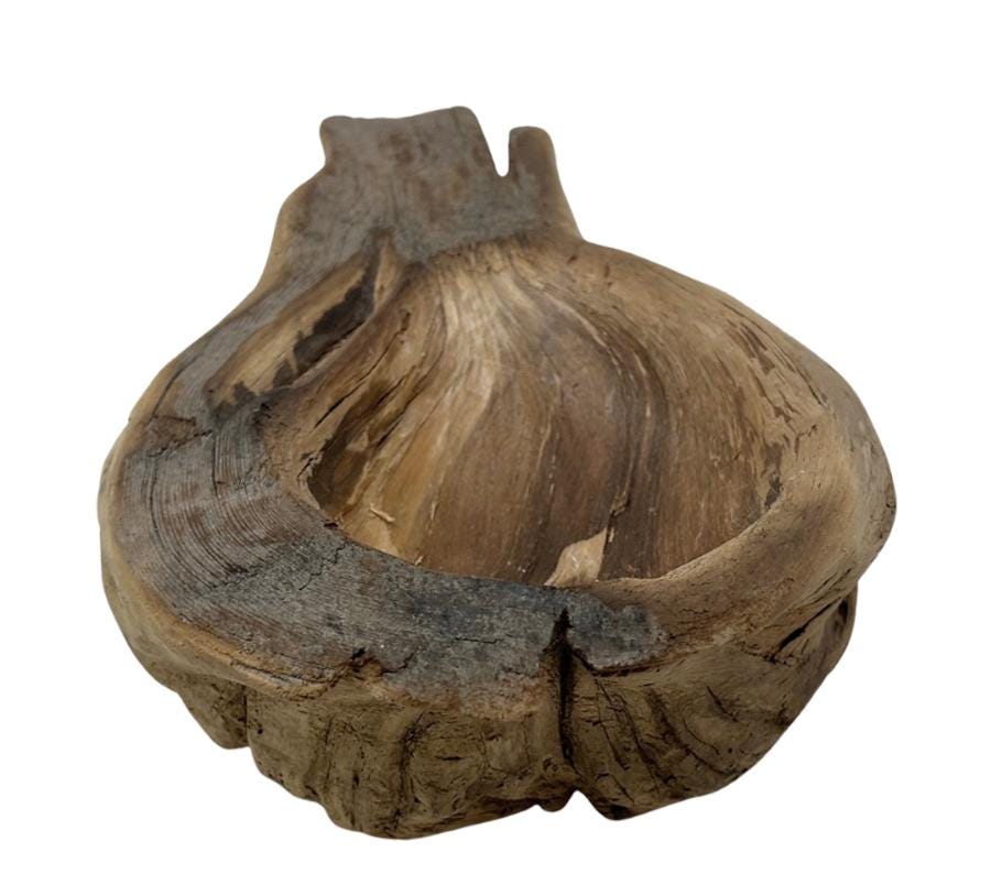 Primitive Wooden Burl Knot Bowl