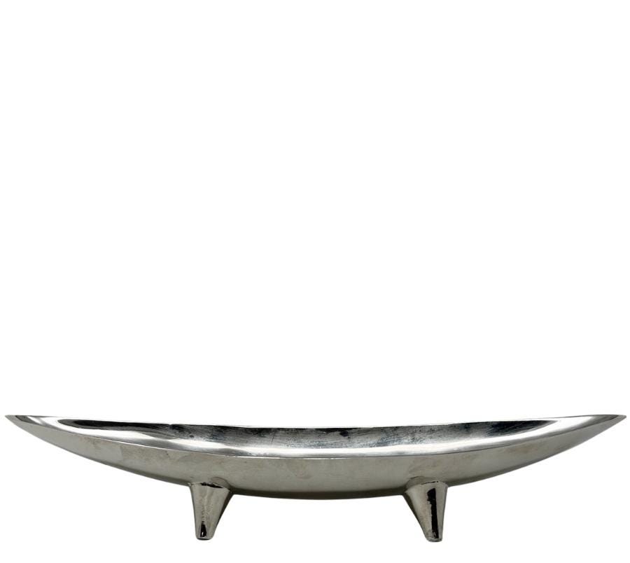 Vintage Footed Metal Bowl