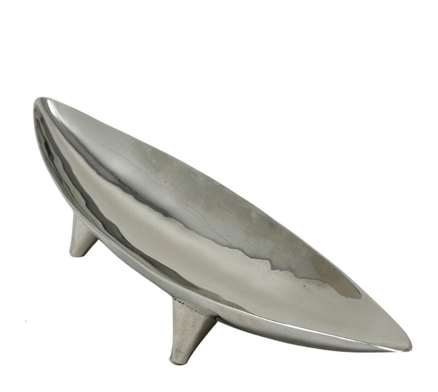 Vintage Footed Metal Bowl