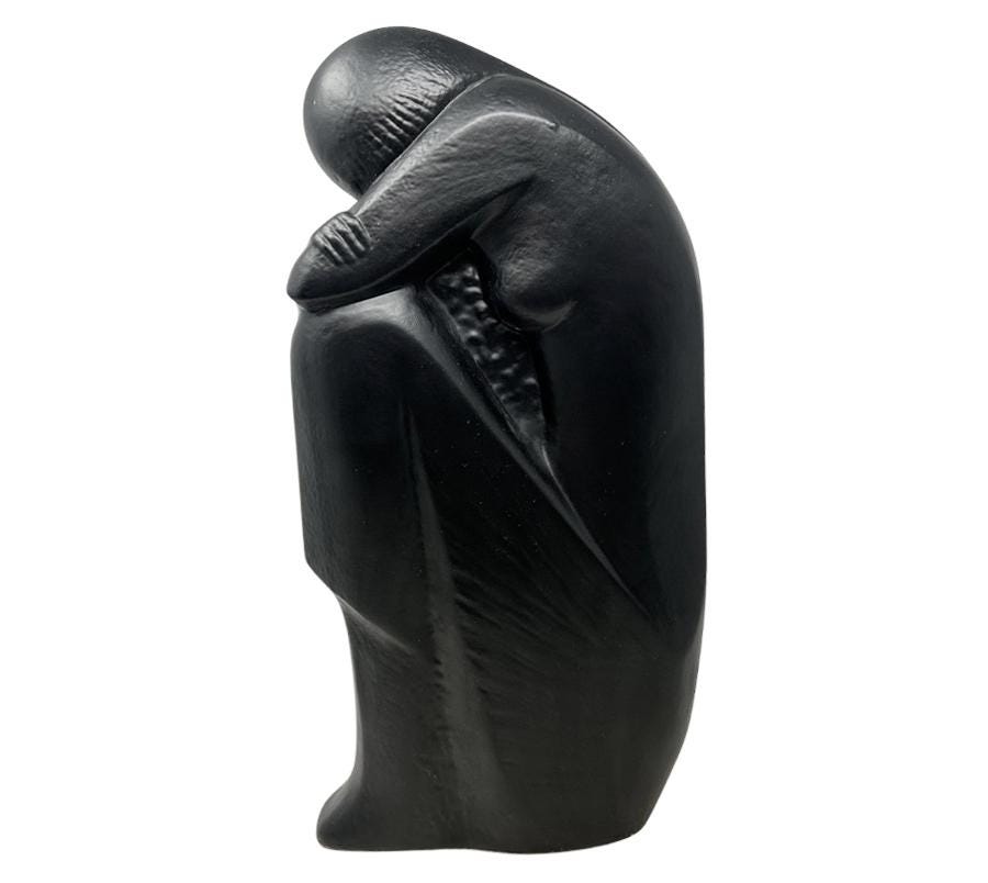 Vintage Figural Ceramic Sculpture