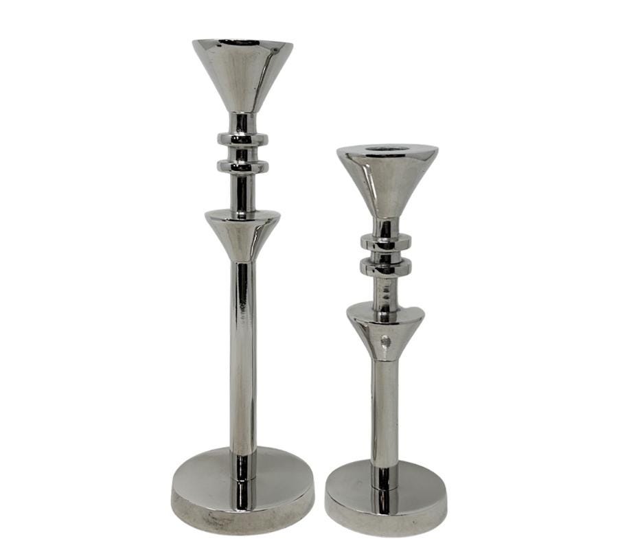 Pair of Vintage Post Modern Candle Holders