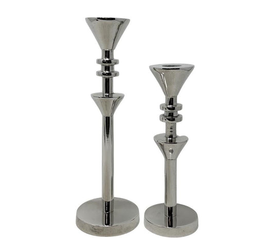 Pair of Vintage Post Modern Candle Holders