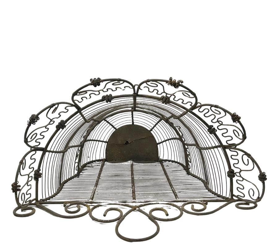 Vintage Metal Wall Basket