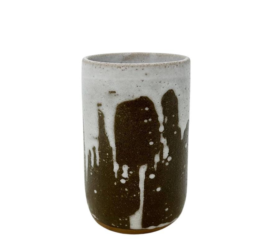 Vintage Drip Glaze Vessel