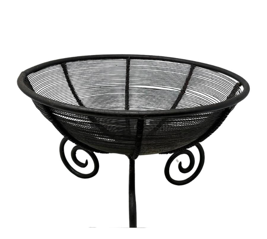 Vintage Tripod Wire Bowl
