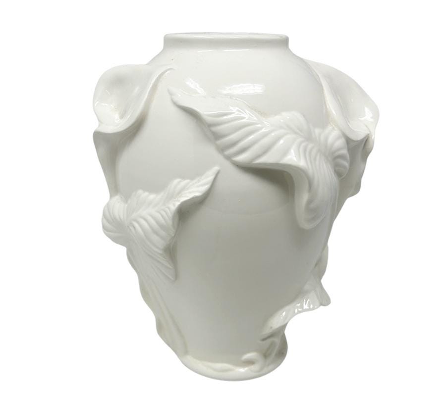 Vintage 1980’s Calla Lily Ceramic Vase