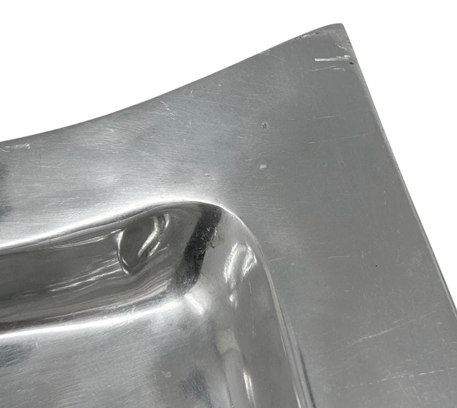 Vintage Wavy Metal Tray