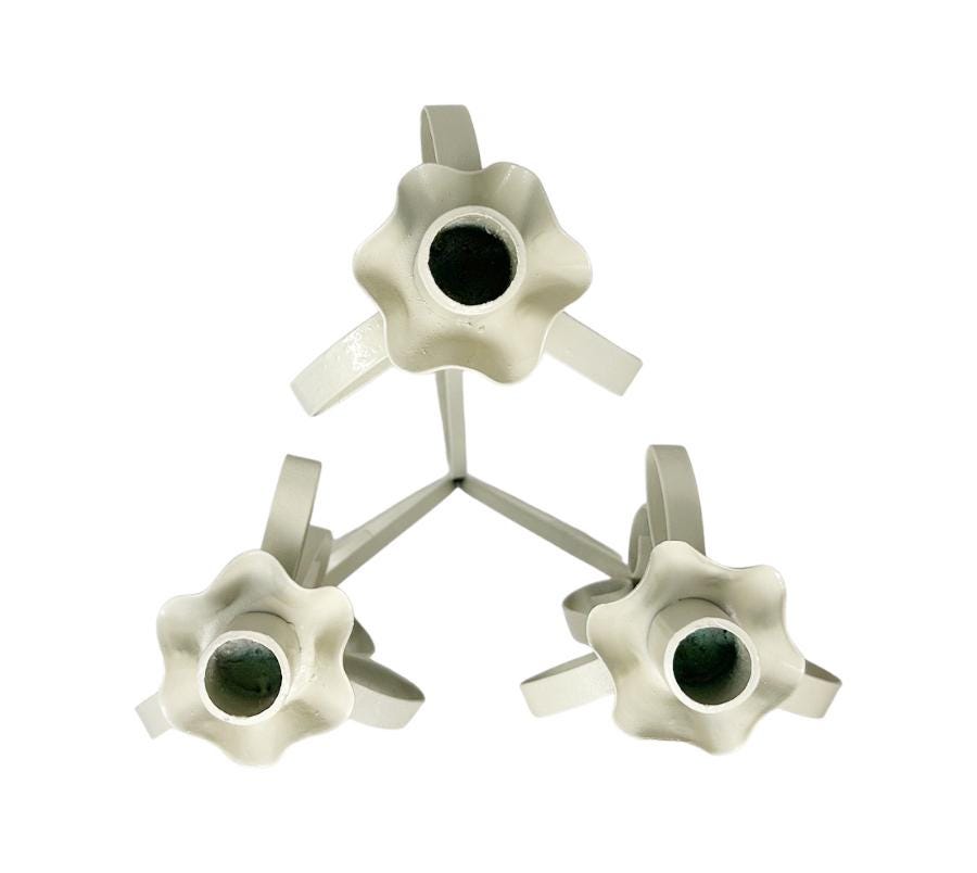 Vintage Tripod Metal Candle Holder