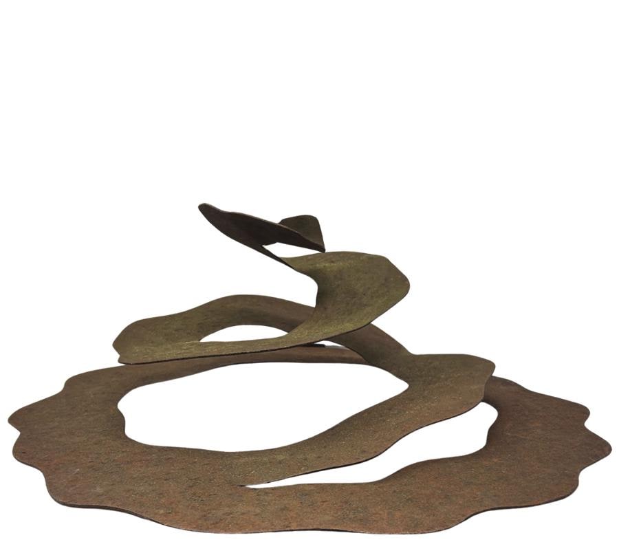 Distressed Metal Sculptural Wall Hanging